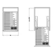 (Hafele) Front Pull-Out Multi-Functional Basket for 300 mm Cabinet, Stainless Steel 304 Polished Finish (495.35.299)(549.34.053) image 6