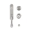 (Hafele) Door Handle with Lock System Satin Nickel (489.94.648) image 2
