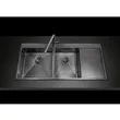 (MEX) Kitchen Sink 2 Bowls 1 Drainboard 120 x 50 cm Model SCD1202GM Free Mixer Faucet TFP03GM with Sink Accessories Kit image 3