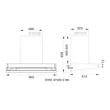 (Teka) Wall-mounted Range Hood DHW 97460 BK 90 cm image 5