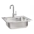 MEX Stainless Steel Single Bowl Sink with Cold Water Tap Model DLA50 image 2