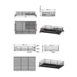 (Hafele) Open-Frame Dish Rack Set, 800 mm Width, Steel Material, Ball Bearing Rails (495.34.410) image 3