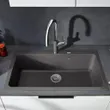 (HAFELE) BLANCO NAYA XL 9 Kitchen Sink (495.39.374)(570.25.320) Anthracite image 4