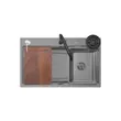 (Eve) Range Hood HC-DIESEL-90 PLUS + 2-Burner Gas Hob HB78-SBH289/BG + Single Bowl Sink UMI 750/460 with Free ANGULAR Tap image 6