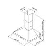 (Mex) Stainless Steel Pyramid Range Hood Model K611BFX90 image 7