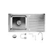 (Hafela) Range Hood + Gas Cooktop + Sink with Free Gas Pressure Regulator Head (495.07.344) image 8