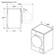 (BOSCH) Steam Dryer 9 kg Model WPG24100TH + Washing Machine 9 kg 1400 RPM Model WGA14400TH Free Installation image 9