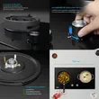 (Eve) HC-LOFTBOX-90 Range Hood + HB78-2BCC/BG 2-Burner Built-in Gas Cooktop + ELITE 800/490 Single Basin Sink with Free Faucet image 6