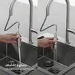(Eve) Kitchen Sink Mixer Tap Hot and Cold Black MODI BLACK EP image 5