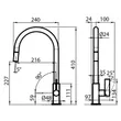 (Foster) DELTA PLUS 8441030 Hot-Cold Water Mixer Tap image 2