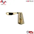 (Hafele) Brass Lever Handle with Long Plate Premium Range Polished Brass (499.63.930) image 3