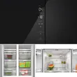 (Bosch) 4-Door Refrigerator 19Q Inverter Series 4 Black Glass Model KMC85LBEA image 4