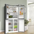 (Bosch) 4-Door Refrigerator 19Q Inverter Series 4 Black Glass Model KMC85LBEA image 7