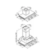 (Foster) FLAT INOX 2513 061 Range Hood + ELETTRA 7370 231 Induction Cooktop image 4