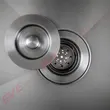 2-Bowl Stainless Steel Kitchen Sink without Drainboard Model CARBONYTE 2B 1000/520 + Faucet Model LEXI BLACK image 6