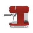 (Smeg) 50's Retro Style Aesthetic Espresso Coffee Machine Model ECF02RDEU Red image 6