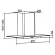 (TEKA) Ceramic Cooktop 4 Burners 60 cm VE 4 + Glass Wing Pyramid Extractor Hood 90 cm DGF 90 image 4