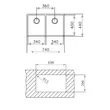 (Teka) BE LINEA RS15 2B 740*SS Drop-In Double Basin Sink image 6
