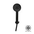 (Hafele) Single Lever Shower Tap, Wall Installation KAPPA + 3-Level Adjustable Hand Shower, Black Matt (485.60.212+495.60.629) image 5