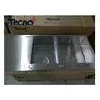 (Tecno) Double Bowl Single Drainboard Undermount Sink Tecnoplus Model TNP 2130 UD Size 120 cm. Depth 22 cm. image 2