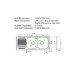 (Eve) Range Hood HC-STEELPRO-90 + Built-in Gas Stove FURY 2B + Single Bowl Sink with Drainboard SAVO 1200/500 image 21