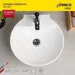 (JAQUAR) Table Top Basin Model ECS-WHT-931 image 3
