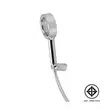 (Hafele) Wall-mounted Single Lever Shower Mixer - DANUBE (495.61.079) + X-Jet Hand Shower Set Chrome Polished image 7