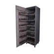 (Hafele) Open Door Tall Cabinet Width 600 mm Height 1,820 mm Champagne Powder Coated Steel with Glass Border (495.35.355) image 3