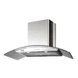 ARC-90 Range Hood + HB76-2TRDFD/MSI 2-Burner Built-in Gas Stove with Stainless Steel Base Free 1.5m Flex Duct image 2