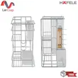 (Hafele) Front Pull-Out Multi-Functional Basket Set for 400 mm Cabinet, Steel Basket, Chrome Finish (495.35.151) image 3