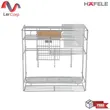 (Hafele) Front Pull-Out Multi-Functional Basket Set for 400 mm Cabinet, Steel Basket, Chrome Finish (495.35.151) image 5