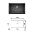 BLANCO Kitchen Sink SUBLINE-U-700 U White 495.39.512 image 4