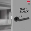 (Hafele) Smart2lock Stainless Steel Matte Black Door Handle and Lock Set, Left or Right Opening Selectable (902.99.324) image 3