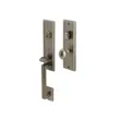 (Hafele) Zinc Alloy Door Handle with Mortise Lockset, Premium Range (TYPE A) Antique Brass (499.94.142) image 3