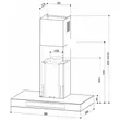 (MEX) Box-Type Pyramid Range Hood 90 cm Model K637BFX90 image 4