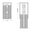 (Hafele) Front Pull-Out Pantry 5 Layers for 300 mm Cabinet, Steel Basket, Chrome (495.35.316) image 3