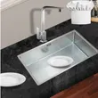 Single Bowl Stainless Steel Sink with Rounded Square Design 50 cm 1.0 mm Thick Model SC50 image 6