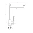 Single Bowl Stainless Steel Sink with Rounded Square Design 50 cm 1.0 mm Thick Model SC50 image 7