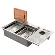 (Hafele) อ่างล้างจาน Workstation Sinks ขนาด 510 มม. + ก๊อกน้ำ CIRINO (495.07.718) รูปที่ 3