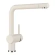 (Hafele) BLANCO LINUS Kitchen Sink Faucet, High Spout, 360° Swivel, Soft White, Model 569.04.776 image 2