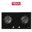 (Teka) เครื่องดูดควัน รุ่น DHA 90 TC BK สีดำ + เตาแก๊สผิวกระจกนิรภัย 2 หัวเตา GT LUX 78 2G AI AL 2TR รูปที่ 3