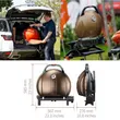 (Element72)O'Grill เตาย่างแก๊สพกพา รุ่น PORTABLE GAS GRILL 900 สี GOLD รูปที่ 7