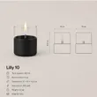 (Element72)TenderFlame เตาไฟตั้งโต๊ะ รุ่น LILLY 10 สี GOLD รูปที่ 5