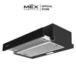 (MEX) Slim Line Range Hood 60 cm Black Model SLD62B (Can be installed as both external ducting and recirculation system) image 2