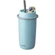 (Element72) MOSH! Stainless Steel Vacuum Insulated Tumbler with Straw, Heat & Cold Retention, LATTE STAINLESS STRAW TUMBLER 480 ML, TURQUOISE image 3