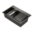 (Hafele) อ่างล้างจานหินแกรนิต STONEQ-780 1 หลุม Top Mount 780x510 มม. พร้อมอุปกรณ์เสิรม (Metallico) (495.39.630) รูปที่ 2