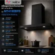 (Mex) Box-Type Range Hood Black 90 cm MESTER Model MT4190BFB (Honey Comb Baffle Filter 3 Layer) image 4