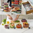 (Element72) BLACK + BLUM STACK + NEST Glass Food Containers Set of 4 image 5