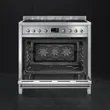 (Smeg) เตาปรุงอาหารตั้งพื้น 90x60 ซม. เตาแก๊ส 6 หัว เตาอบพัดลม 129 ลิตร (A1-9) รูปที่ 4