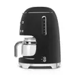(Smeg) 50's Style Drip Coffee Maker Black 10-Cup Programmable Auto Start (DCF02BLMEU) image 3
